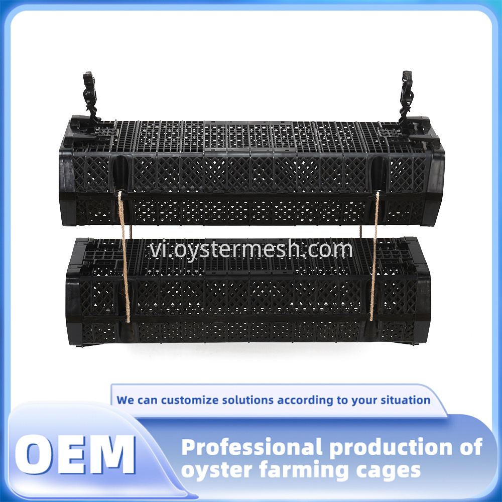 Sturdy HDPE oyster tumble cage